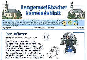 Gemeindeblatt im Januar!