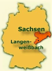 Lage von Langenweißbach in Deutschland